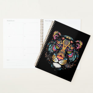 Agenda Cabeça de Tigre Incrível