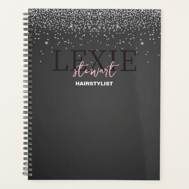Agenda Cabeleireiro Minimalista e Elegante (Frente)