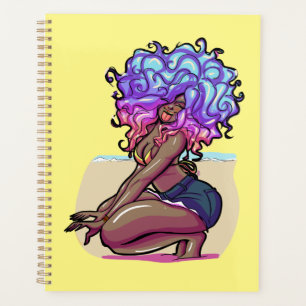 Agenda Cabelo Curvo Colorido