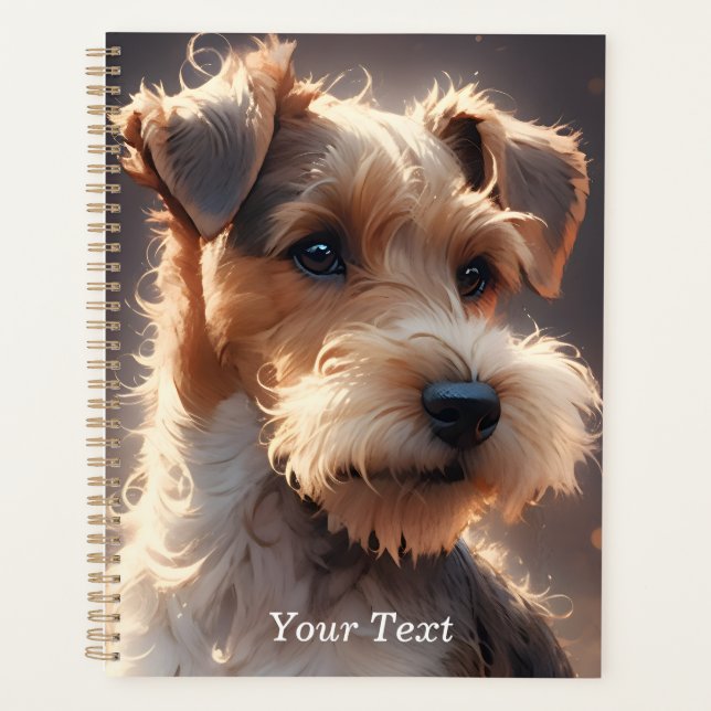Agenda Cabelo de fios Fox Terrier Twilight (Frente)