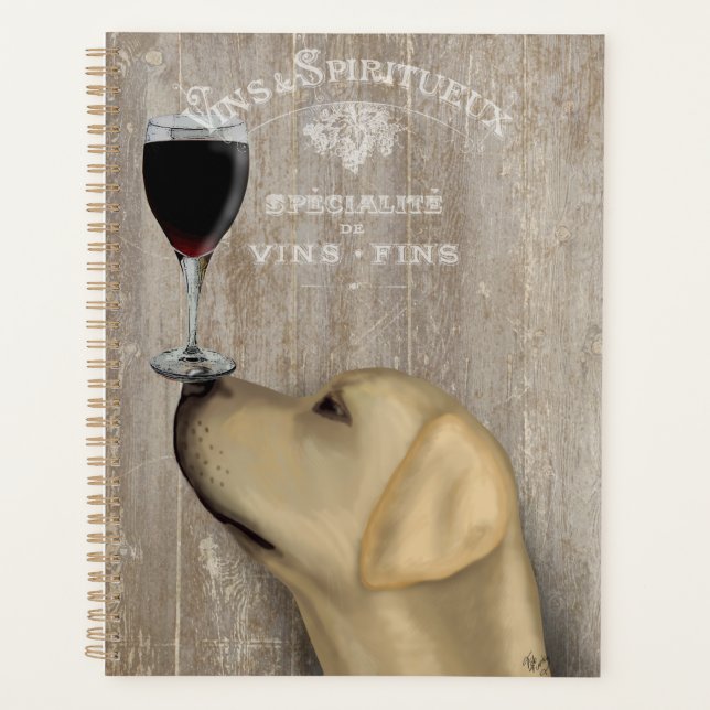 Agenda Cachorro Au Vin Yellow Labrador (Frente)