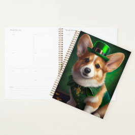Agenda Cachorro Corgi na Rua.