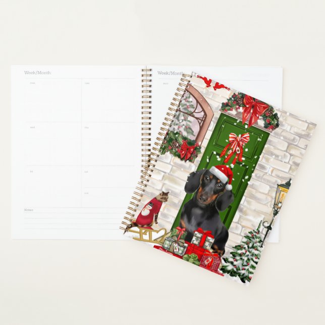 Agenda Cachorro Dachshund Natal   (Exibição)