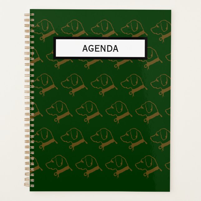 Agenda Cachorro Dourado (Frente)