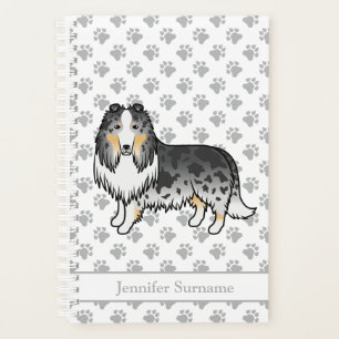 Agenda Cachorro e nome do desenho animado de Collie Rough