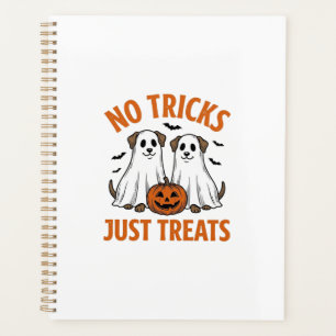 Agenda Cachorro Fantasma Engraçado Halloween Sem Pegadinh