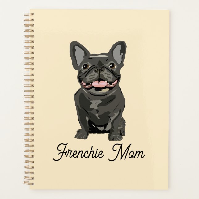 Agenda Cachorro fofo, bulldog francês (Frente)