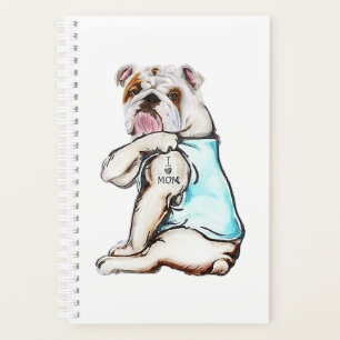 Agenda Cachorro-Grande Tatuagem Eu Amo Mamãe