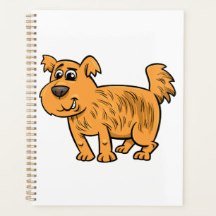 Agenda Cachorro Laranja Desgrenhado
