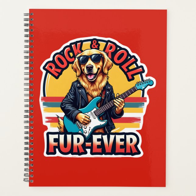 Agenda Cachorro para o Ouro de Rock e Roll (Frente)