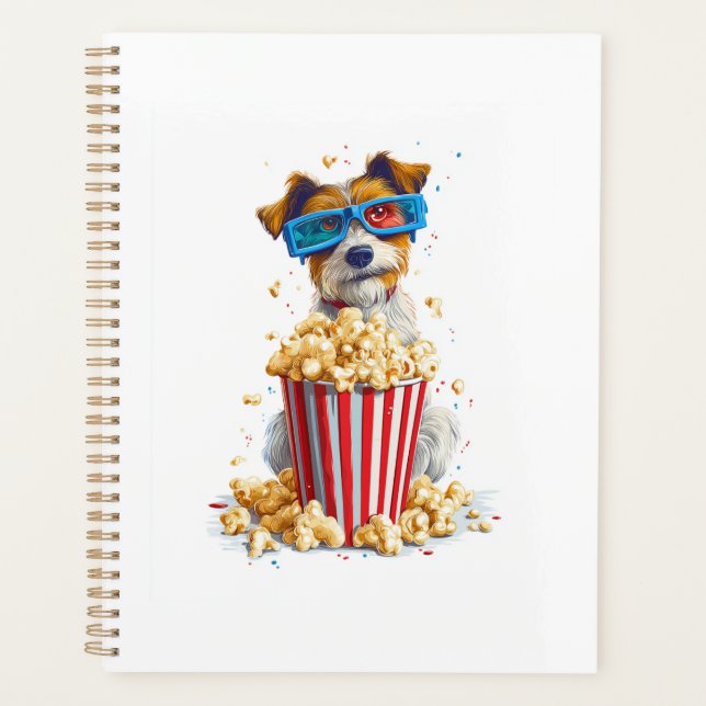 Agenda Cachorro Pipoca � Cachorro Noite de Filme (Frente)
