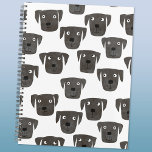 Agenda Cachorro-preto-bonito-labrador-varejista<br><div class="desc">Um estilo de cão labrador negro e divertido. Perfeito para amantes de os animais e pessoas de cães. Arte original de Nic Squirrell.</div>