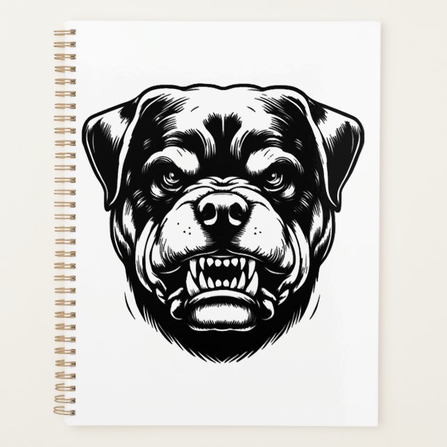 Agenda Cachorro Rottweiler  (Frente)