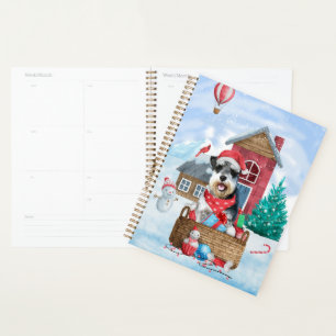 Agenda Cachorro Schnauzer Na Casa Dos Cachorros De Natal