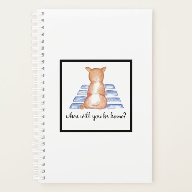 Agenda Cachorro solitário (Frente)