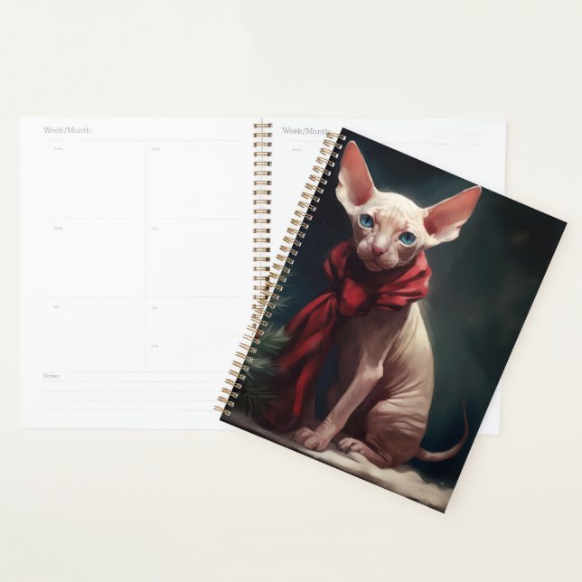 Agenda Cachorro Sphynx na Neve Natal (Exibição)