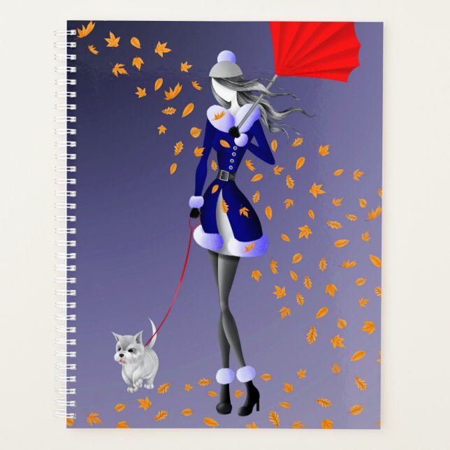 Agenda Cachorro Walker Autumn deixa azul (Frente)