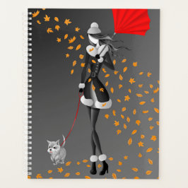 Agenda Cachorro Walker Autumn Deixa preto