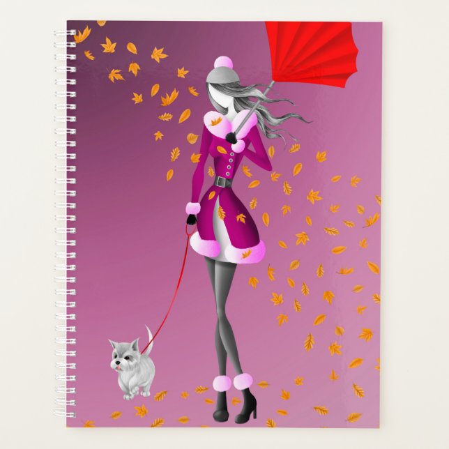 Agenda Cachorro Walker Autumn Deixa Rosa (Frente)