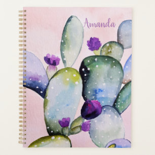 Agenda Cacto Flor Roxo (Nopal)