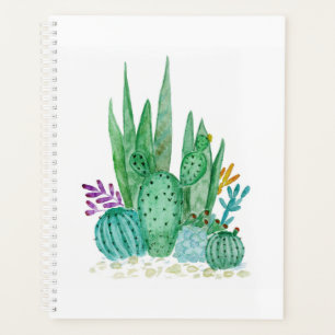 Agenda Cactus, aquarela
