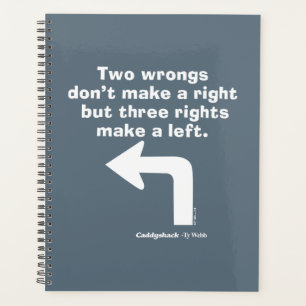 Agenda Caddyshack   Dois erros não dão certo