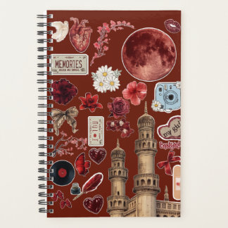 Agenda caderno, bloco de notas, registro