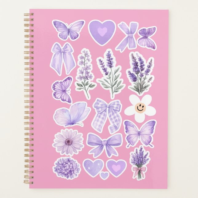 Agenda caderno, bloco de notas, registro (Frente)