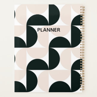 Agenda Caderno com padrão geométrico