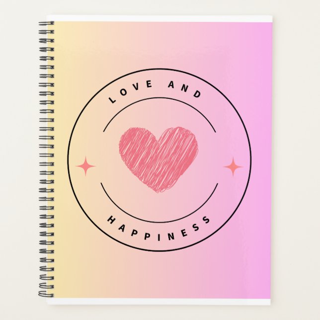 Agenda Caderno de Amor & Felicidade (Frente)