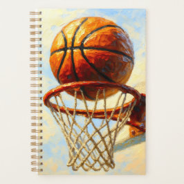 Agenda Caderno de Arte de Basquetebol - Diário de Design 