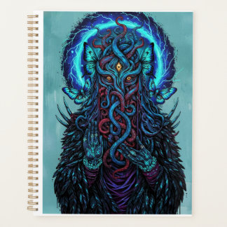 Agenda Caderno de Arte Sombrio Surrealismo Bizarro