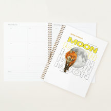 Caderno de Esboços Raposa Lua Born to Roam