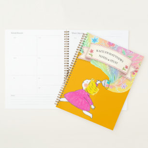 Agenda Caderno de Notas de Pintura Floral Caprichosa