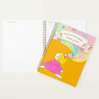 Agenda Caderno de Notas de Pintura Floral Caprichosa