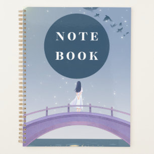 Agenda "CADERNO DE NOTAS"   Ponte Mágica da Noite Estrela