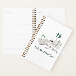 Agenda Caderno de Professor Volta às Aulas | Design de Sa