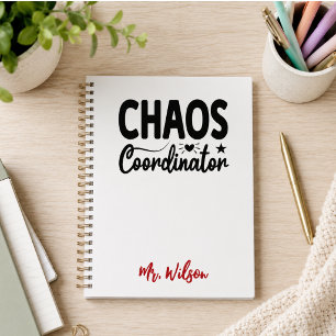 Agenda Caderno do Coordenador de Caos – Citação Divertida
