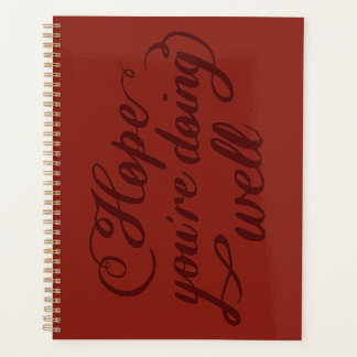 Agenda Caderno Espero Que Você Esteja Bem
