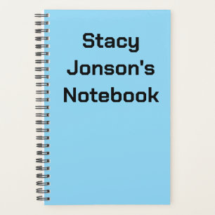 Agenda Caderno Espiral Azul Céu