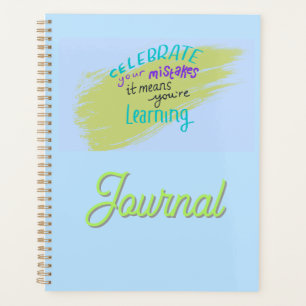Agenda Caderno Espiral Azul Inspirador para Todos