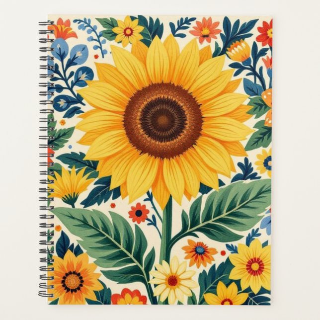 Agenda Caderno Girassol (Frente)