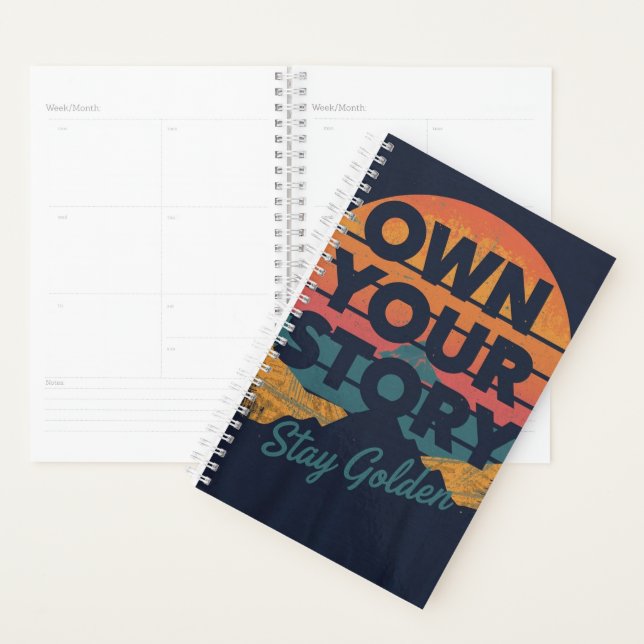 Agenda Caderno Inspirador Minimalista | Escritório Modern (Exibição)