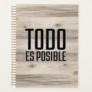 Agenda Caderno Motivacional Tudo É Possível