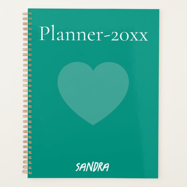 Agenda Caderno Planeador com Nome Personalizado Design El (Frente)
