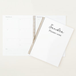 Agenda Caderno Planeador com Nome Personalizado Design El