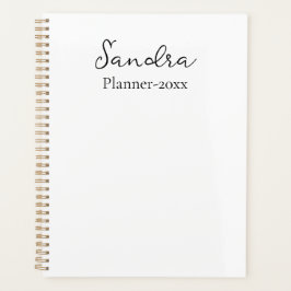 Agenda Caderno Planeador com Nome Personalizado Design El