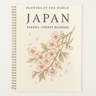 Agenda Caderno Sakura – Flor de Cerejeira do Japão