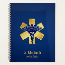 Agenda Caduco 3D Dourado