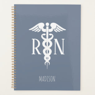 Agenda Caduco Médico da Enfermeira Azul Personalizado